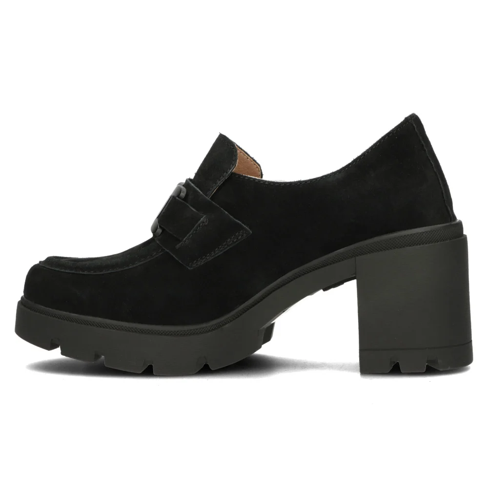 Leather shoes Filippo DP4785/23 BK SU black