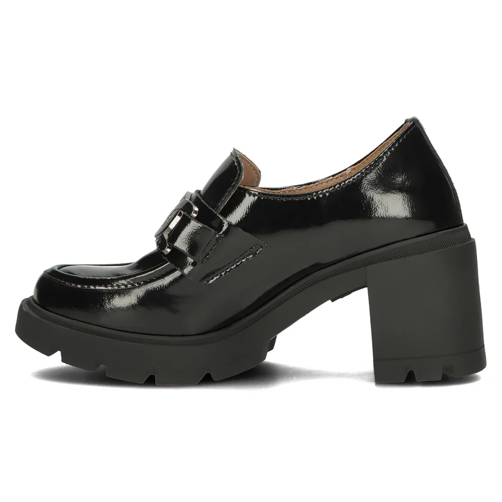 Leather shoes Filippo DP4785/23 BK black