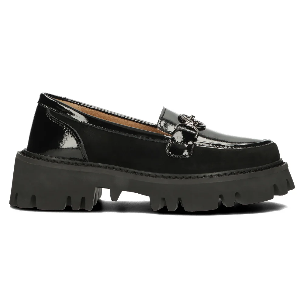 Leather shoes Filippo DP4790/23 BK black