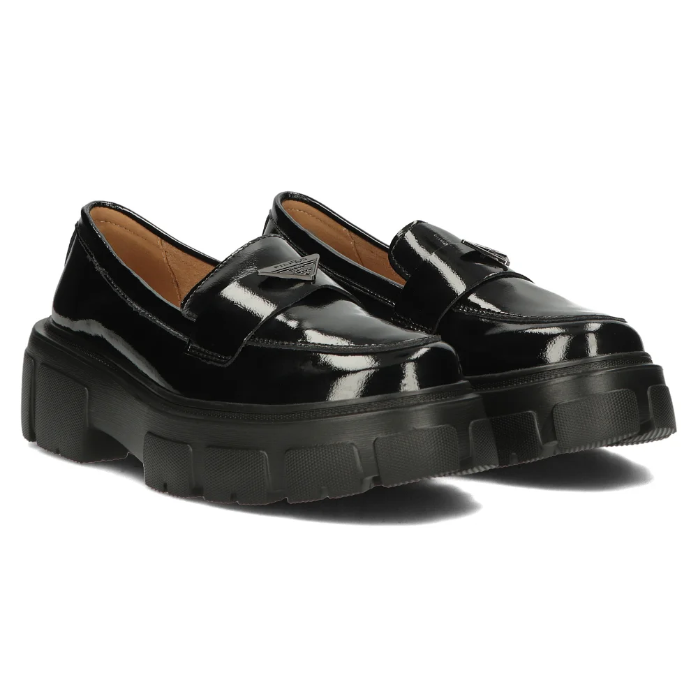 Leather shoes Filippo DP4794/23 BK black