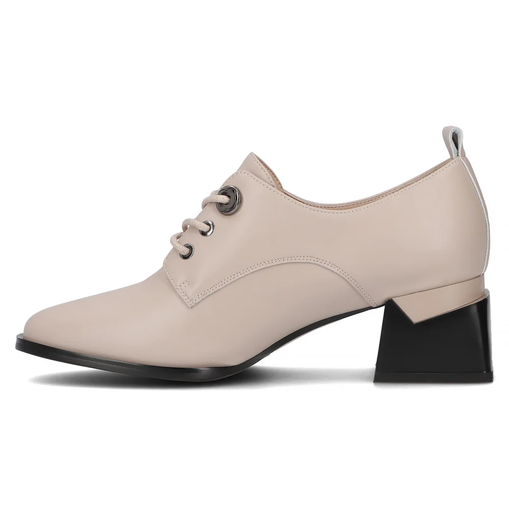 Leather shoes Filippo DP4841/24 BE beige