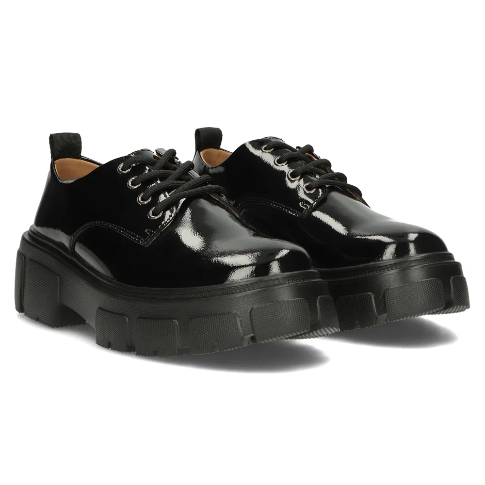 Leather shoes Filippo DP4923/23 BK black