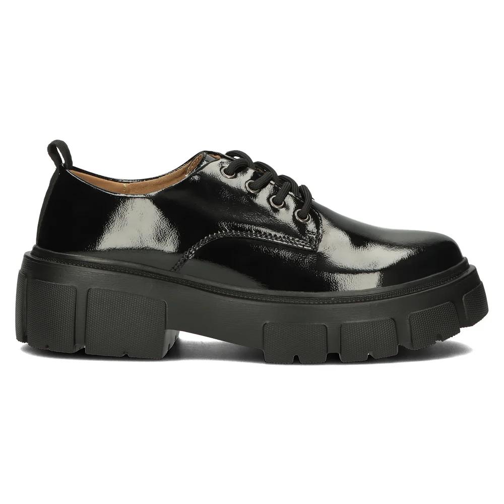 Leather shoes Filippo DP4923/23 BK black