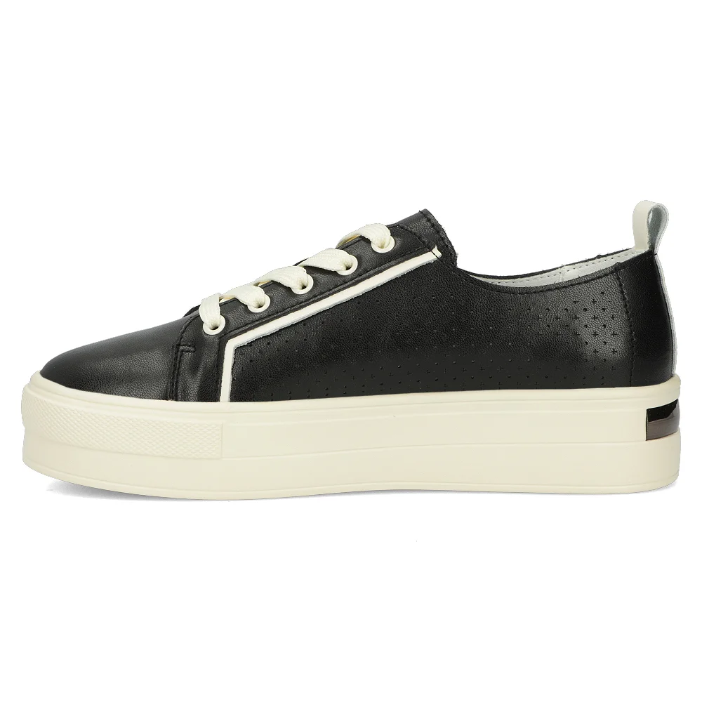 Leather shoes Filippo DP6025/24 BK black