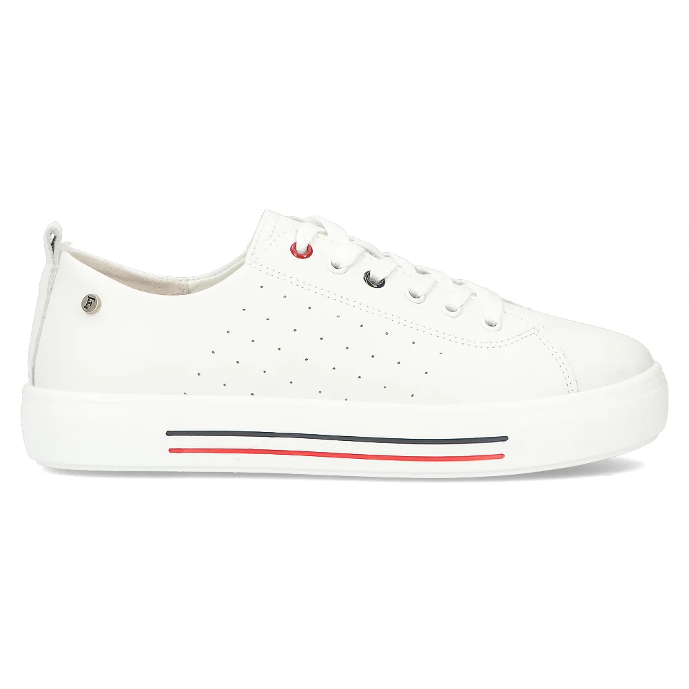 Leather shoes Filippo DP6029/24 WH white