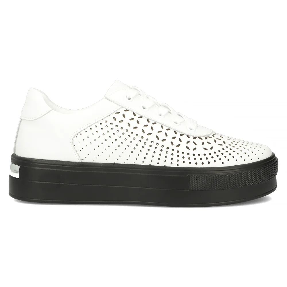 Leather shoes Filippo DP6037/24 WH white