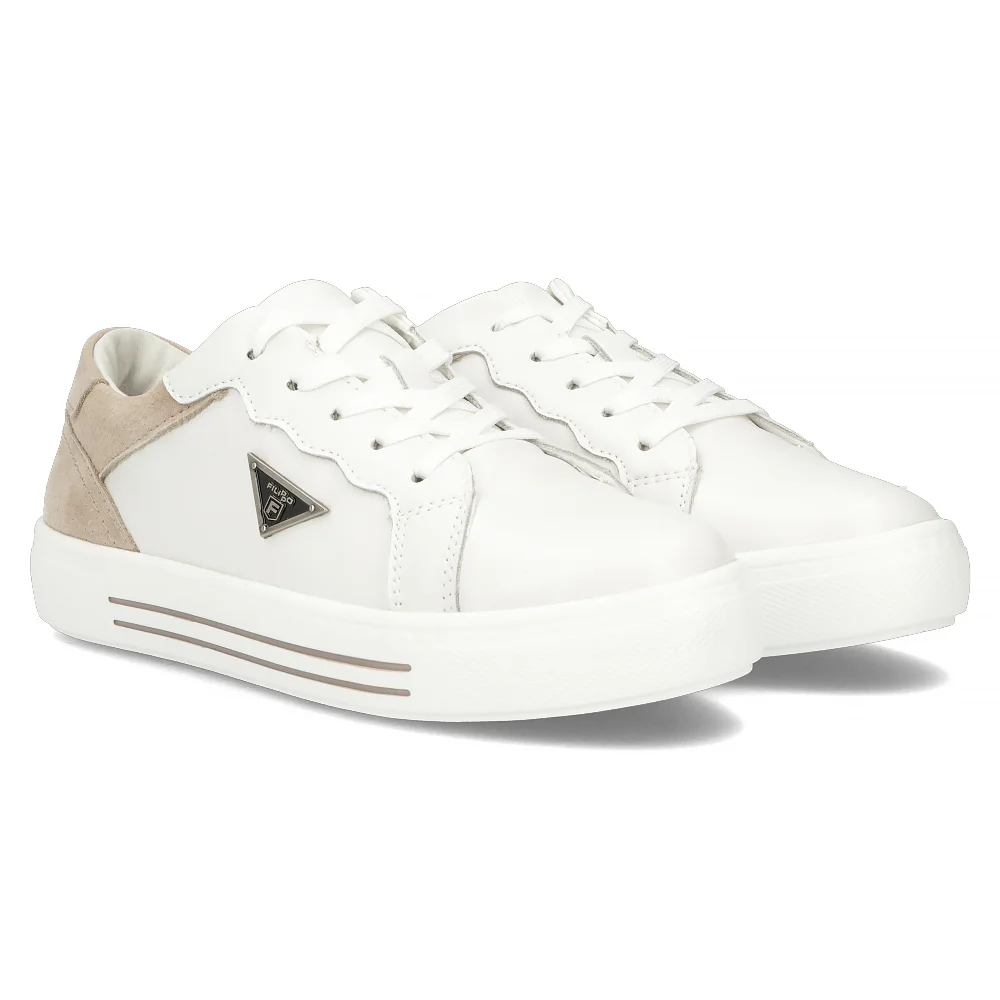 Leather shoes Filippo DP6049/24 WH white