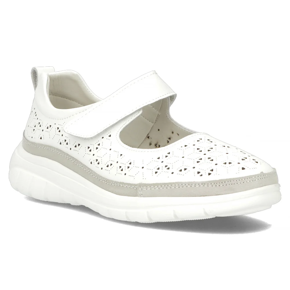 Leather shoes Filippo DP6073/24 WH white