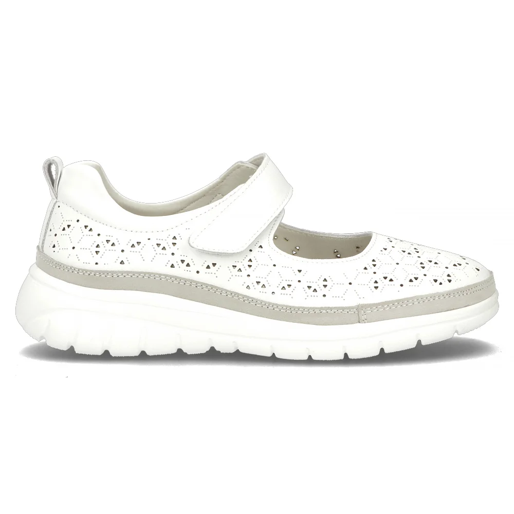 Leather shoes Filippo DP6073/24 WH white