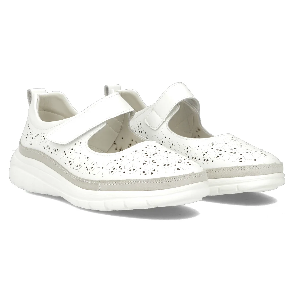 Leather shoes Filippo DP6073/24 WH white