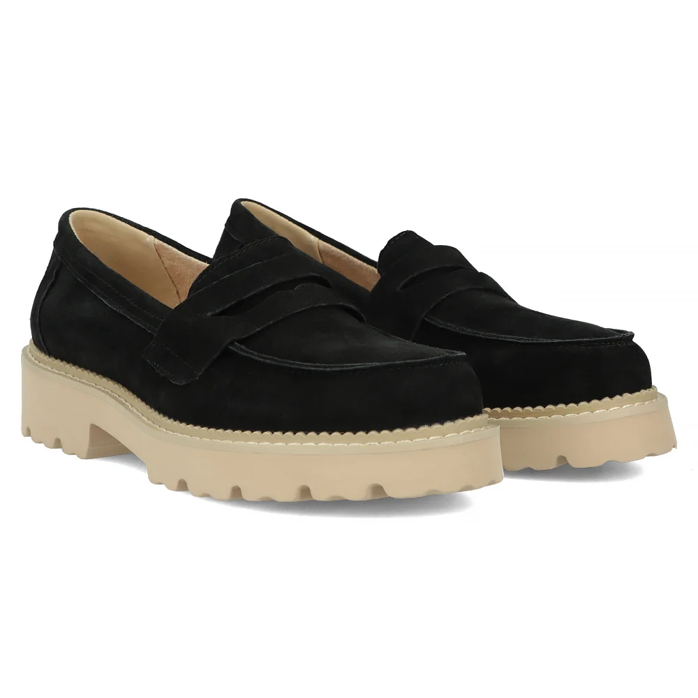 Leather shoes Filippo DP6090/24 BK black