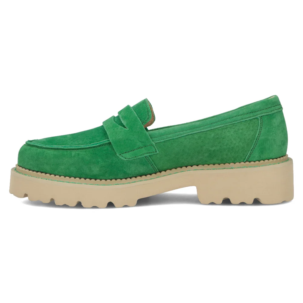 Leather shoes Filippo DP6090/24 GE green