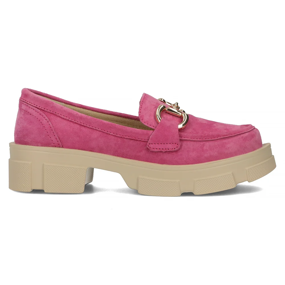 Leather shoes Filippo DP6100/24 FH fuchsia