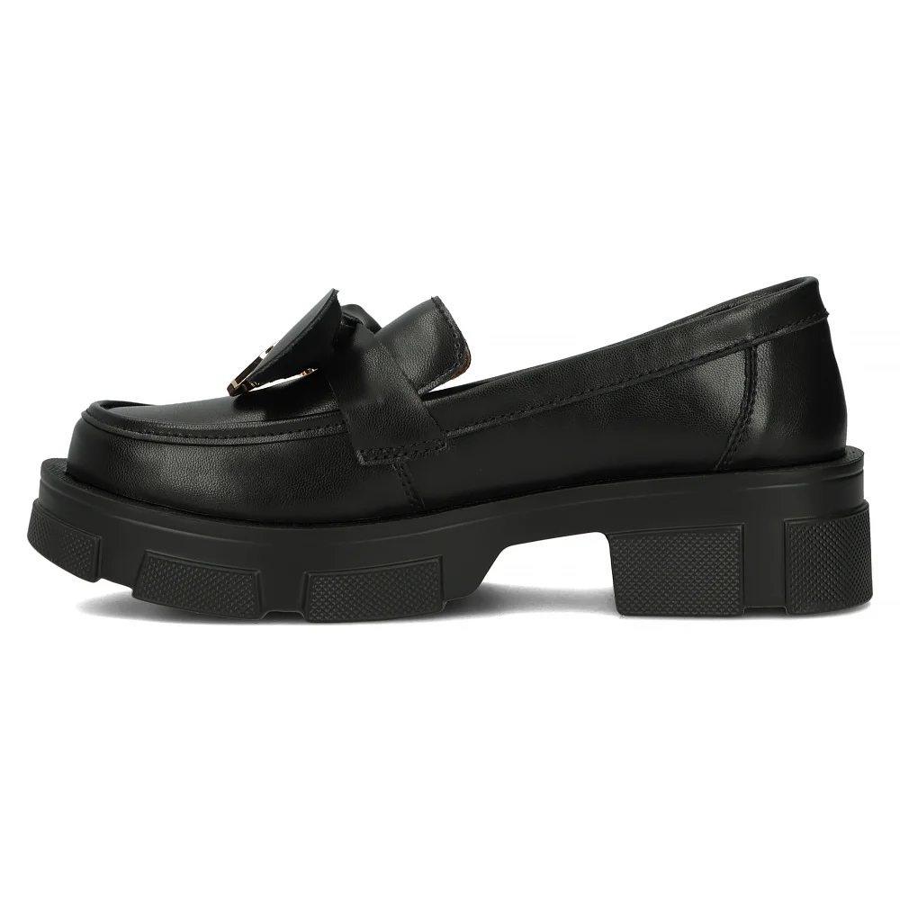 Leather shoes Filippo DP6101/24 BK  black