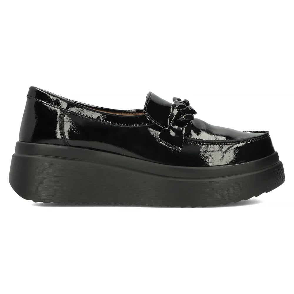 Leather shoes Filippo DP6105/24 BK L black