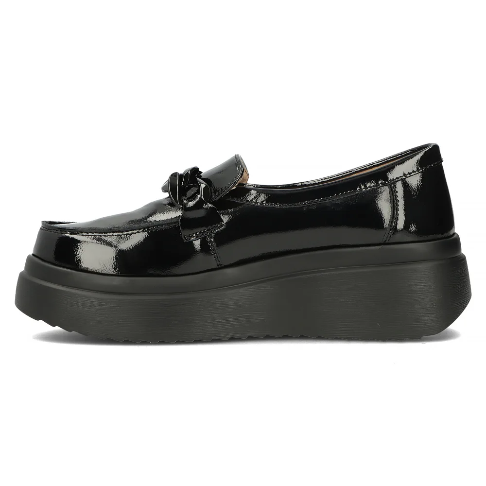 Leather shoes Filippo DP6105/24 BK L black