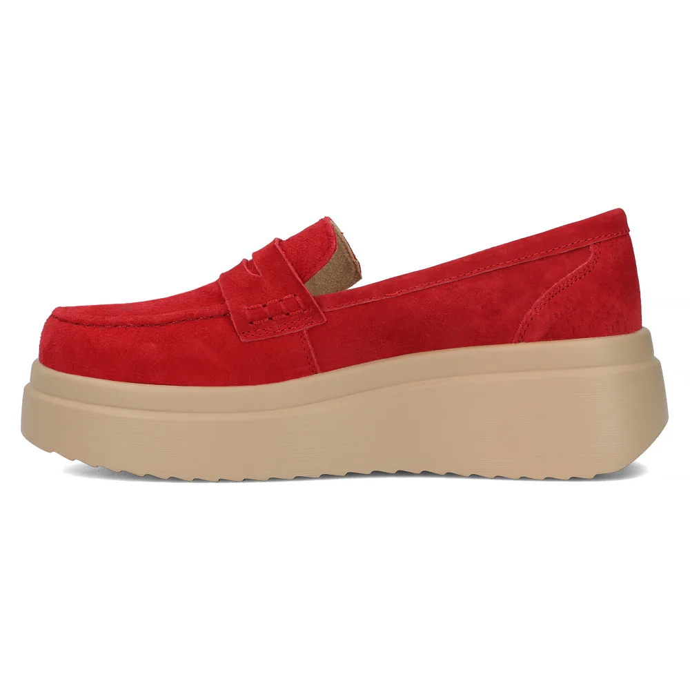 Leather shoes Filippo DP6106/24 RD red