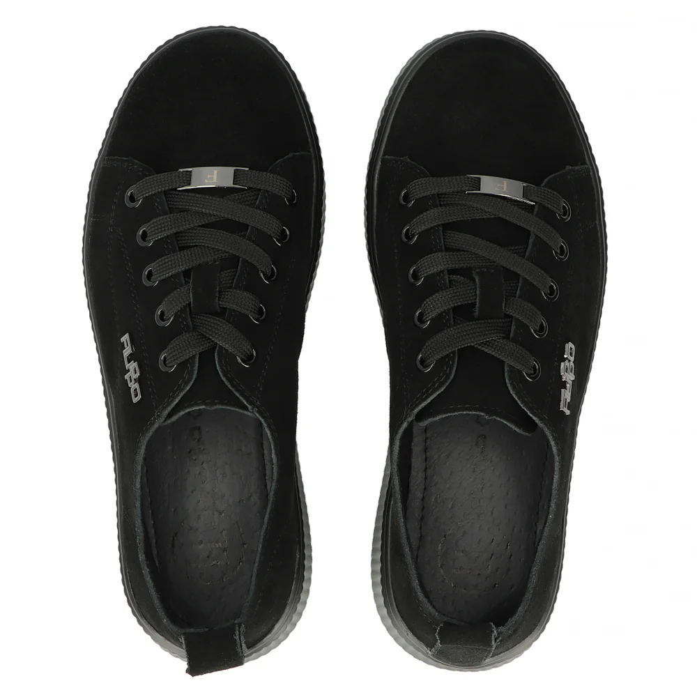 Leather shoes Filippo DP6122/24 BK black