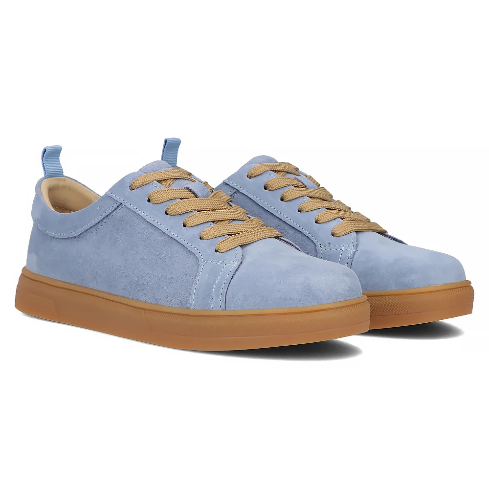 Leather shoes Filippo DP6129/24 BL blue