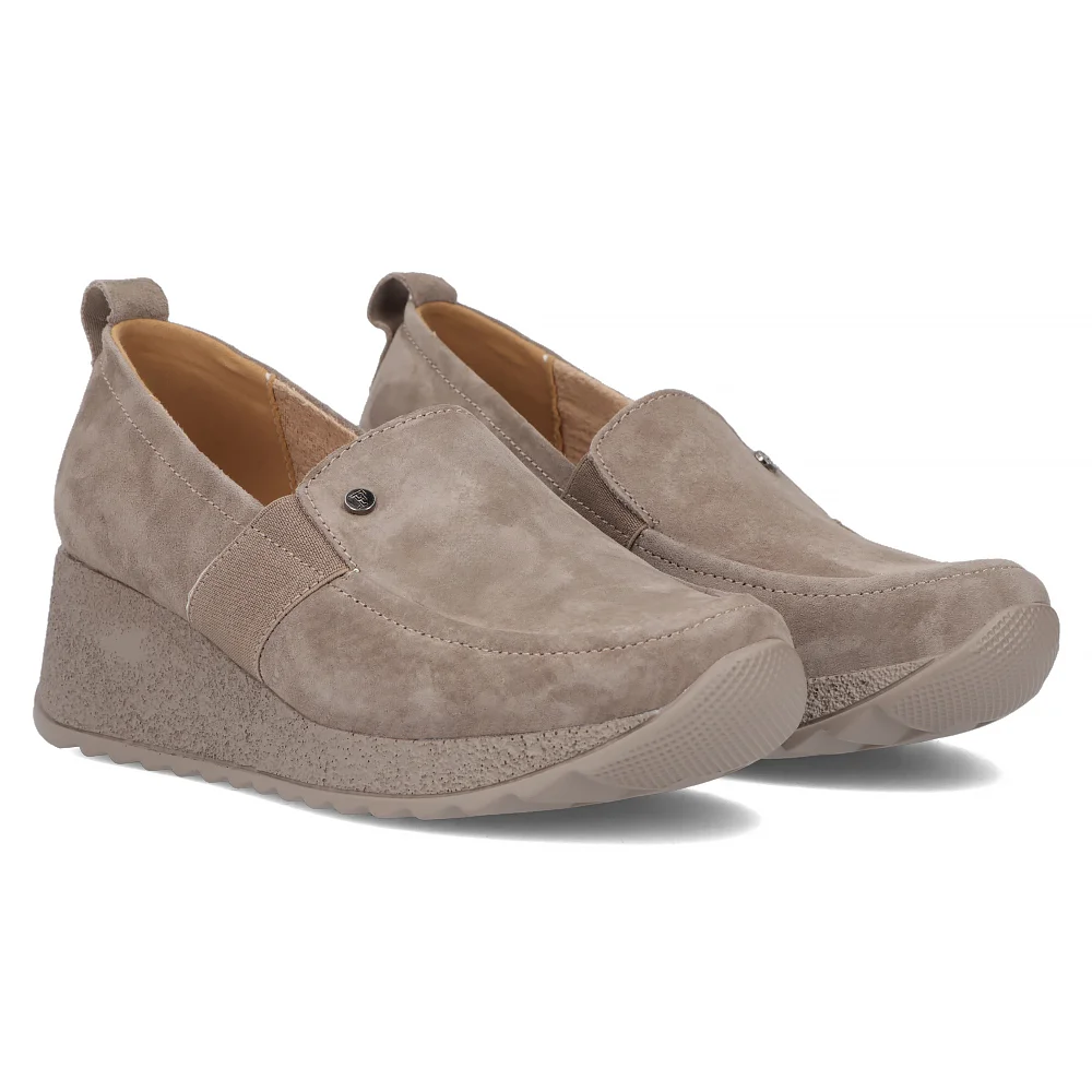 Leather shoes Filippo DP6139/24 TP taupe