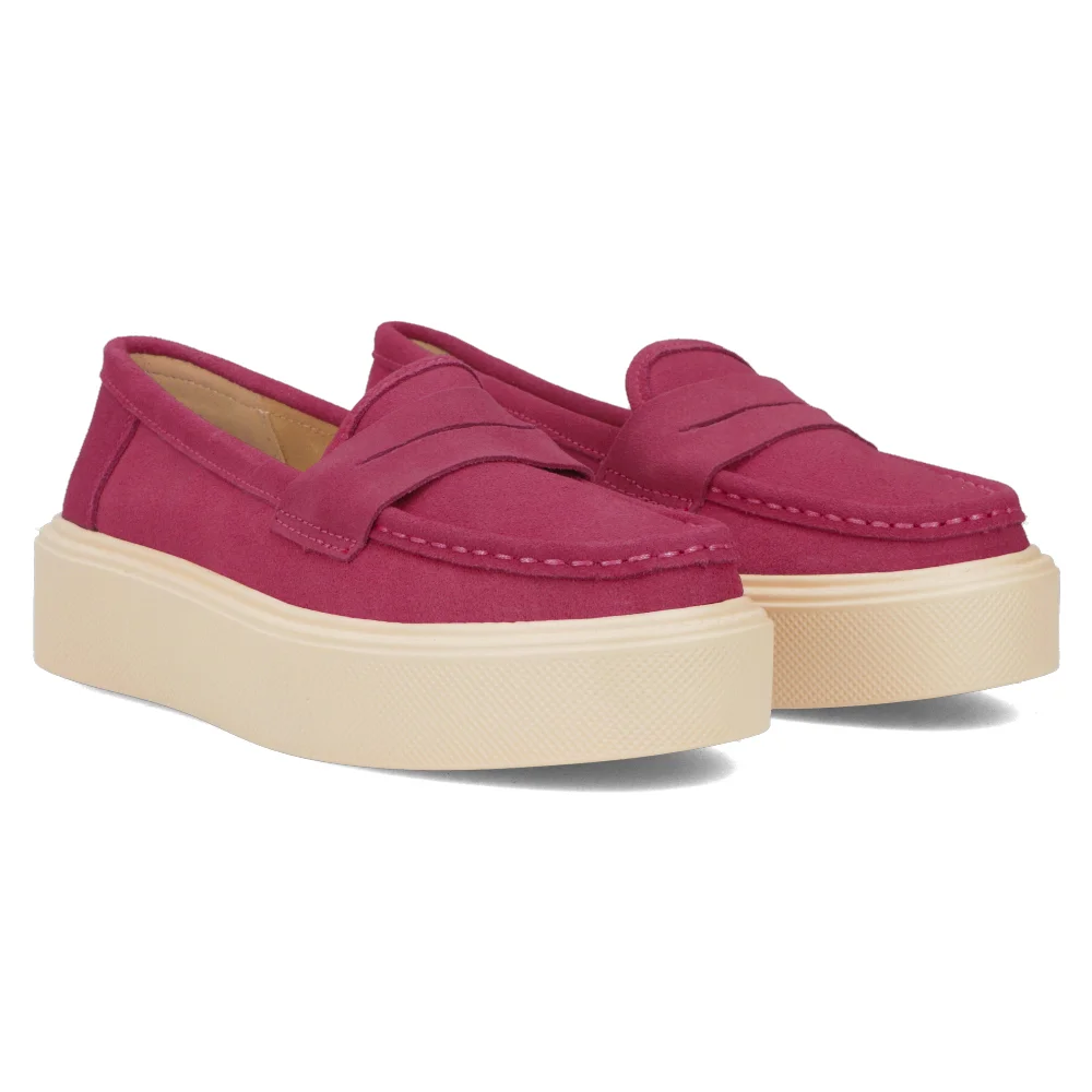 Leather shoes Filippo DP6152/24 FH fuchsia