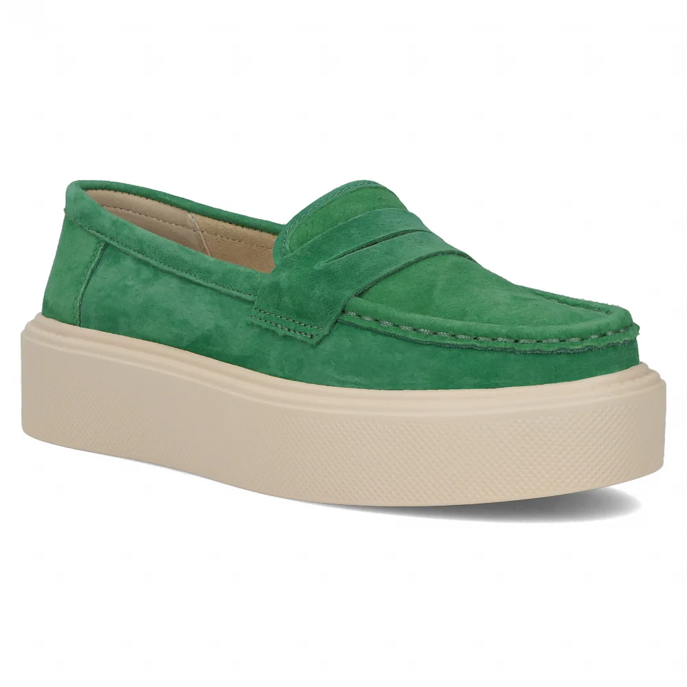 Leather shoes Filippo DP6152/24 GE green