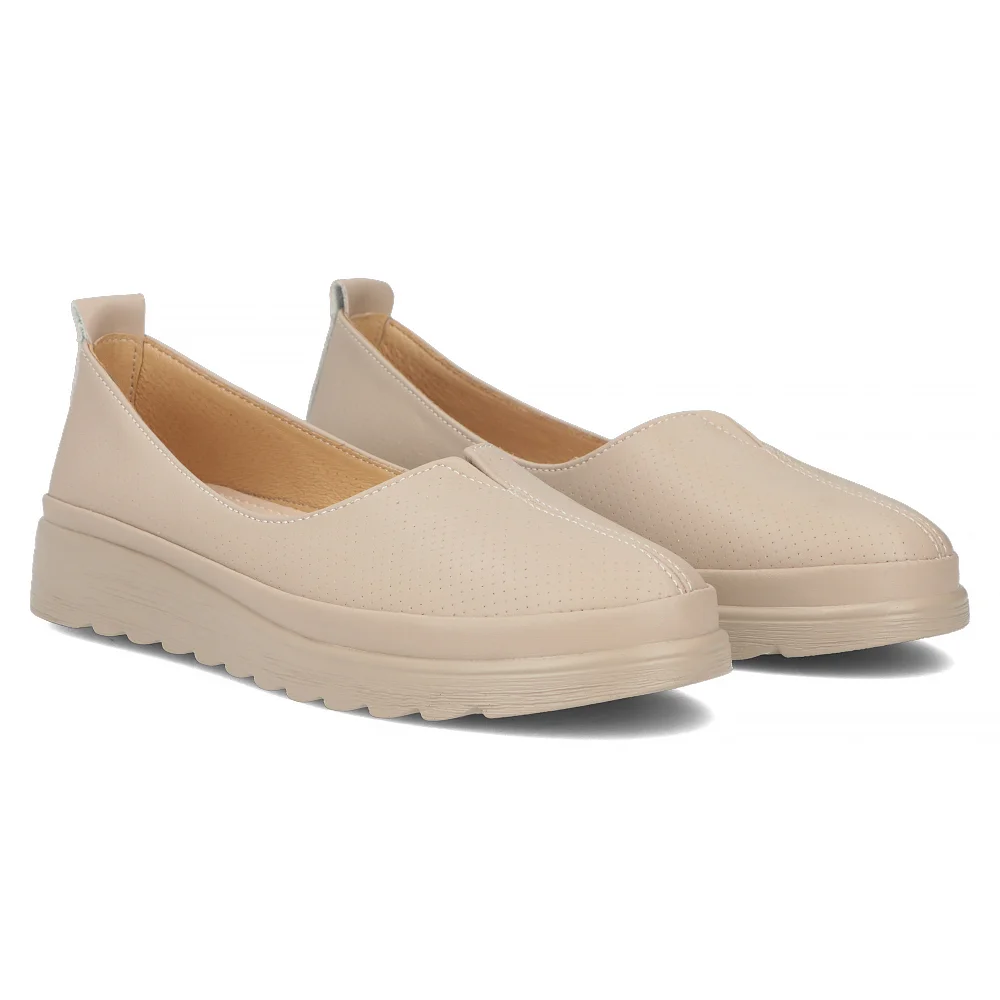 Leather shoes Filippo DP6163/24 BE beige