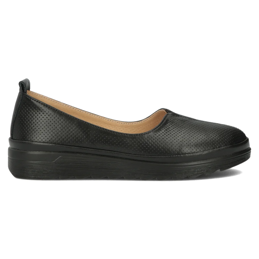 Leather shoes Filippo DP6163/24 BK black