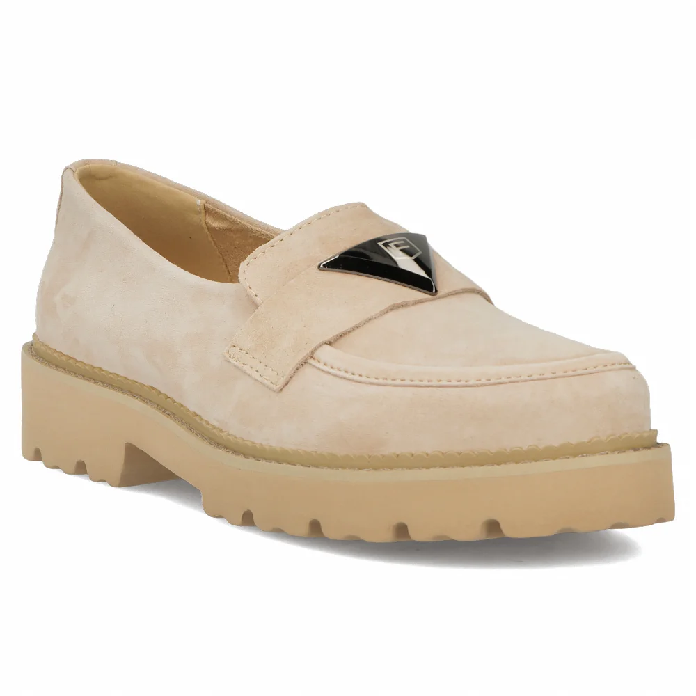 Leather shoes Filippo DP6166/24 BE beige