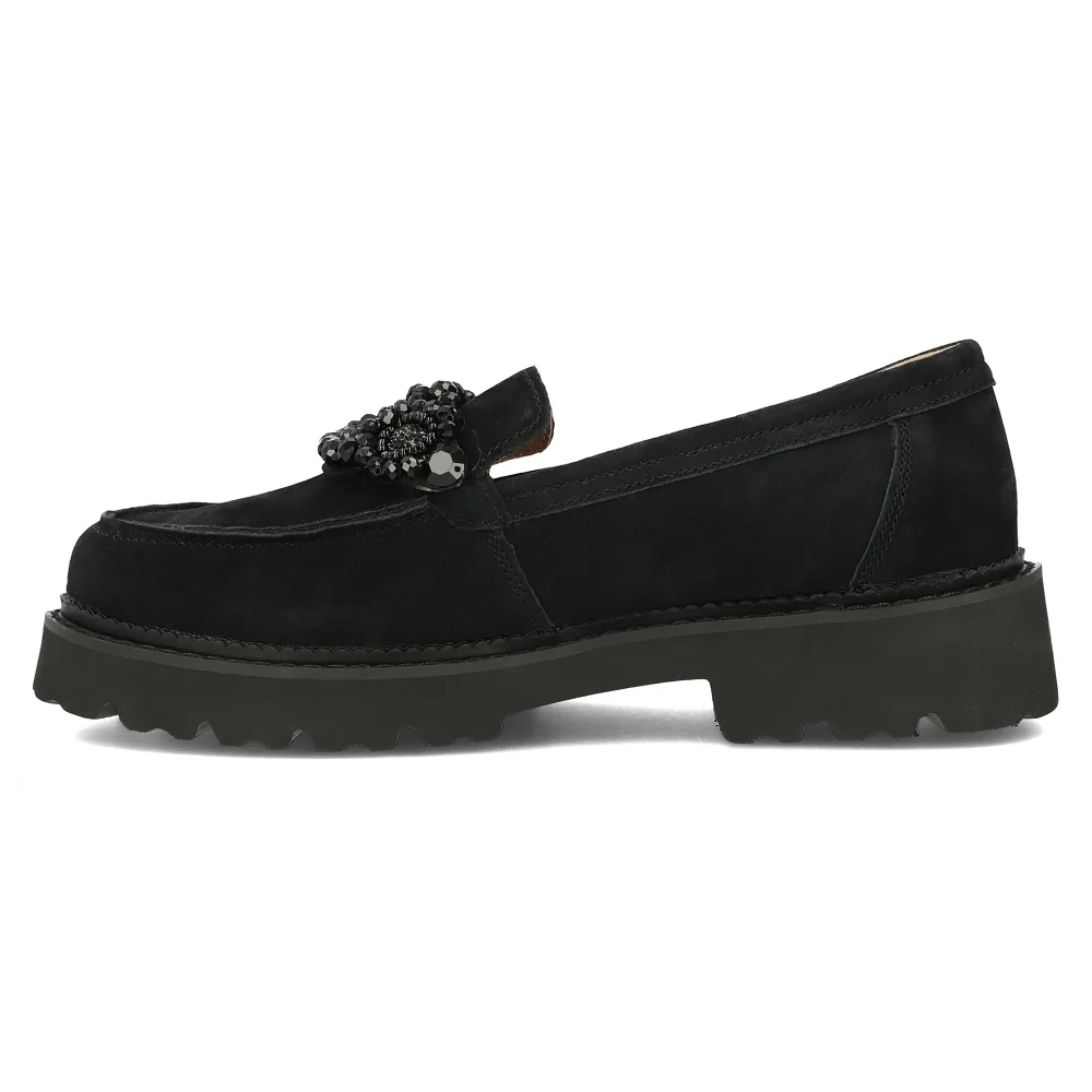 Leather shoes Filippo DP6167/24 BK black