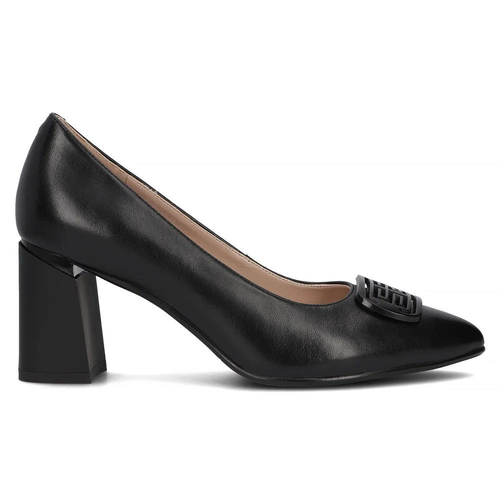 Leather shoes Filippo DP6176/24 BK black