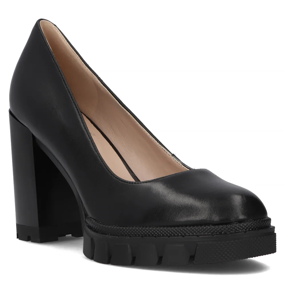 Leather shoes Filippo DP6187/24 BK black