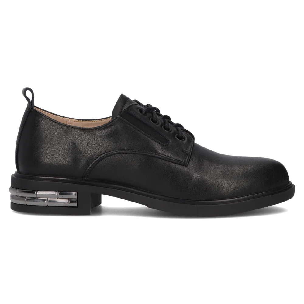 Leather shoes Filippo DP6189/24 BK black