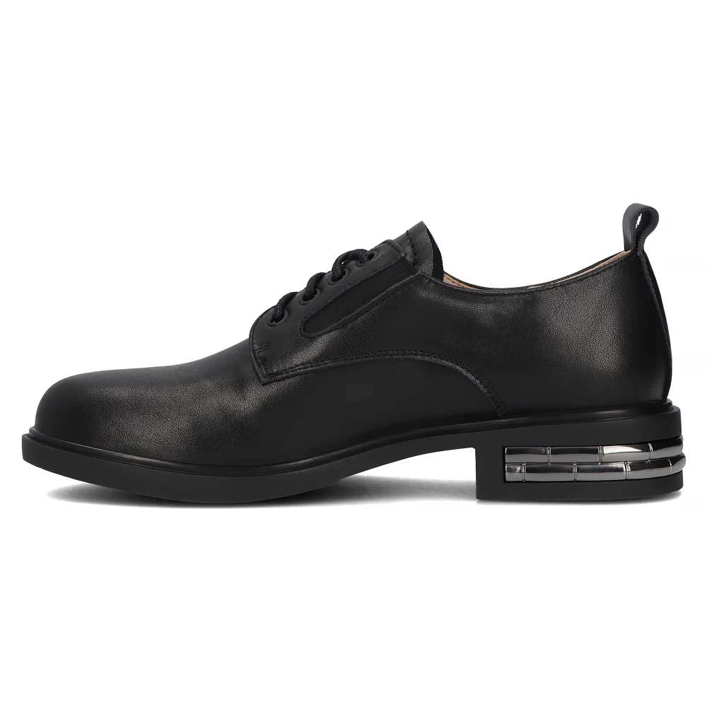 Leather shoes Filippo DP6189/24 BK black