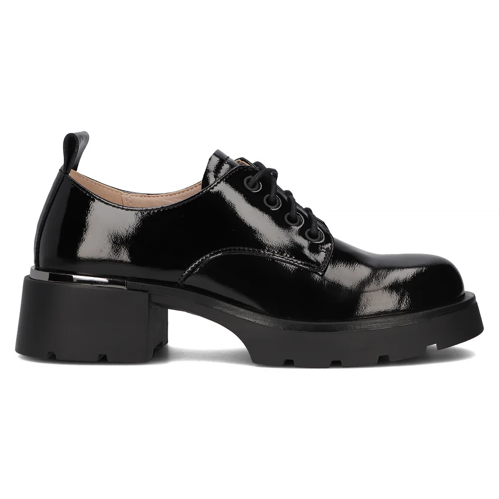 Leather shoes Filippo DP6190/24 BK black