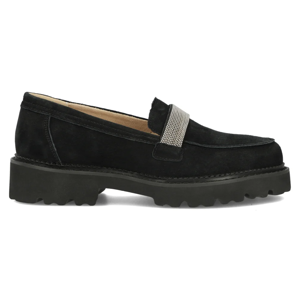 Leather shoes Filippo DP6214/24 BK black