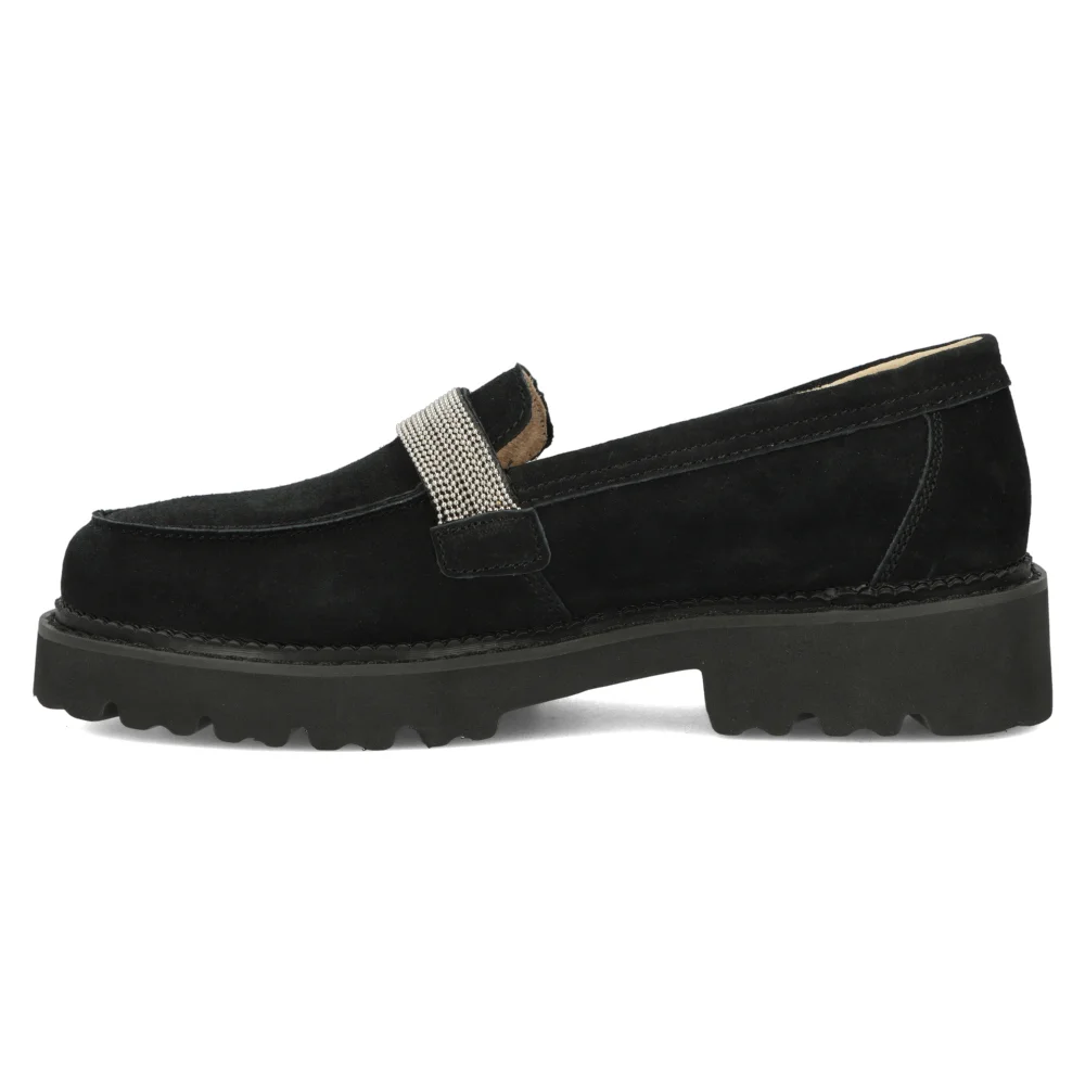 Leather shoes Filippo DP6214/24 BK black