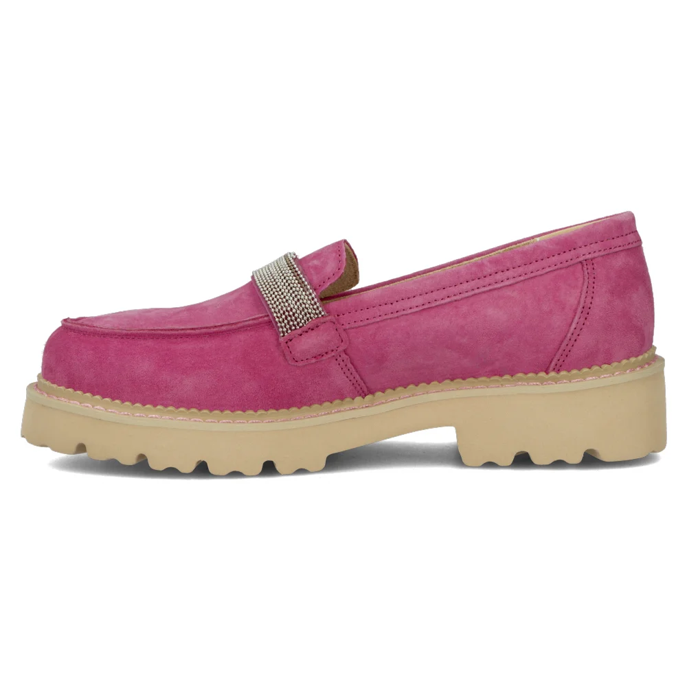 Leather shoes Filippo DP6214/24 FH pink