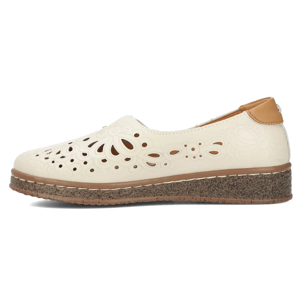 Leather shoes Filippo DP6235/24 BE beige