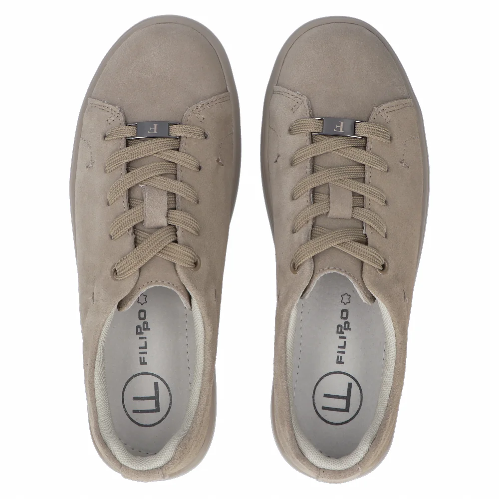 Leather shoes Filippo DP6247/24 BE beige