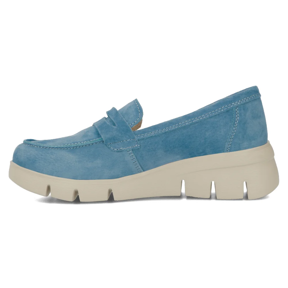 Leather shoes Filippo DP6248/24 BL blue