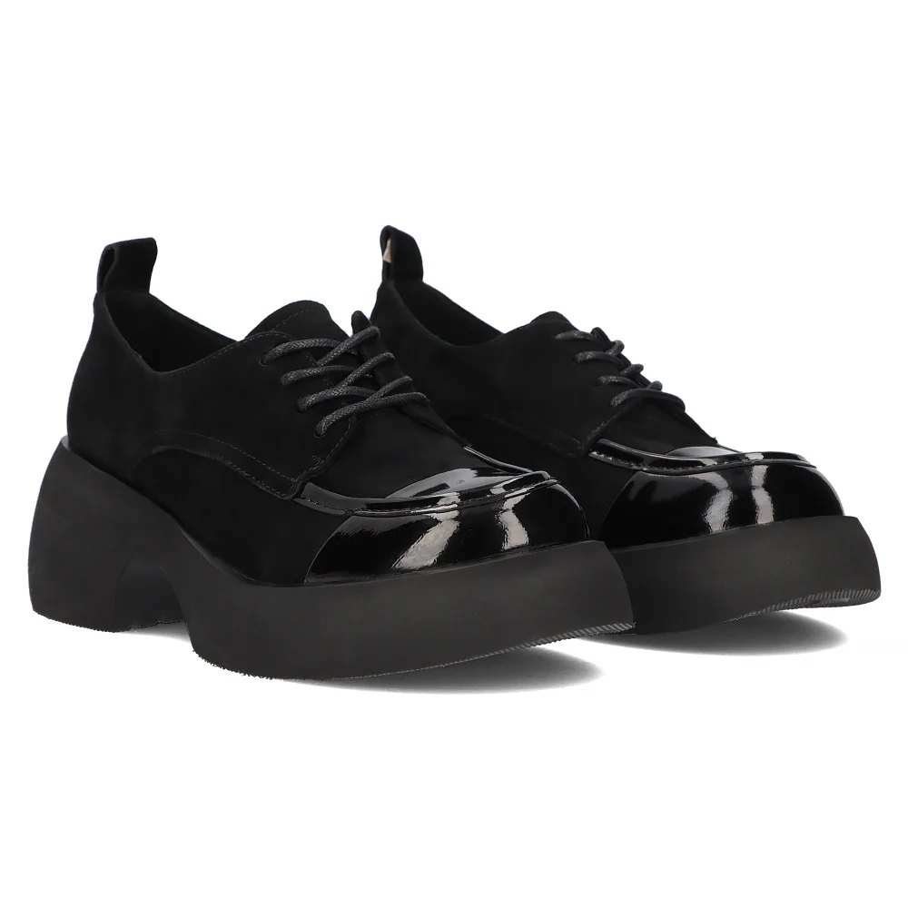 Leather shoes Filippo DP6271/24 BK black