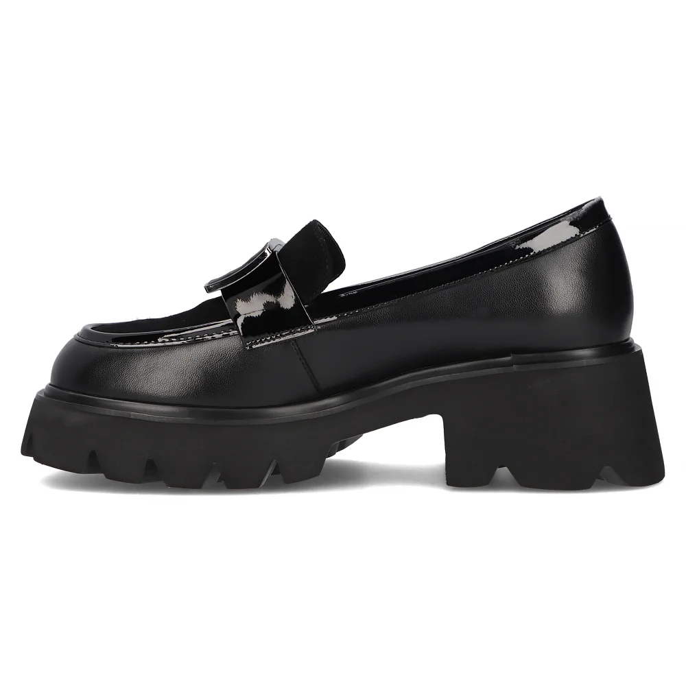 Leather shoes Filippo DP6274/24 BK black