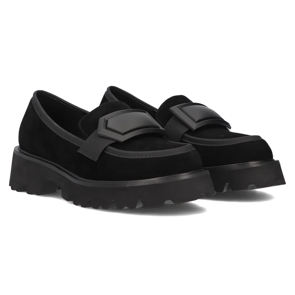 Leather shoes Filippo DP6275/24 BK black