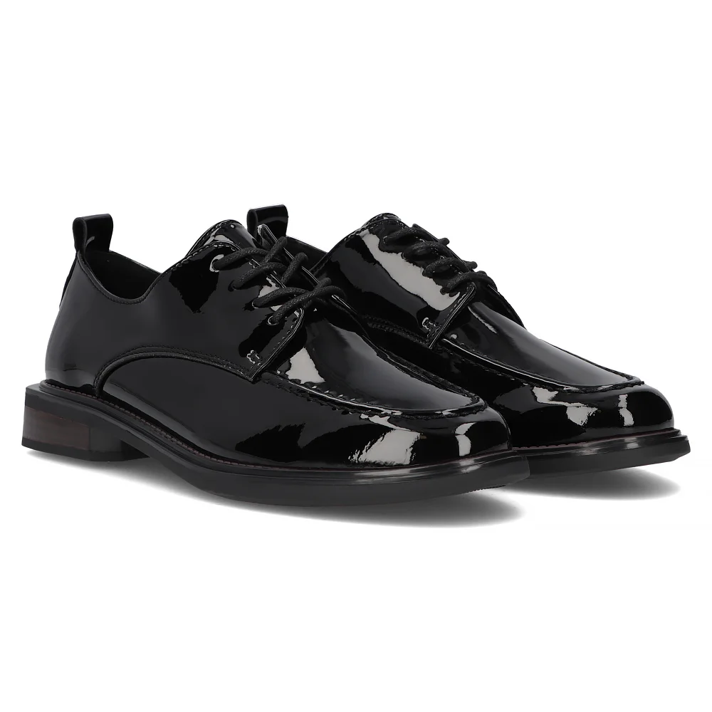 Leather shoes Filippo DP6307/24 BK black