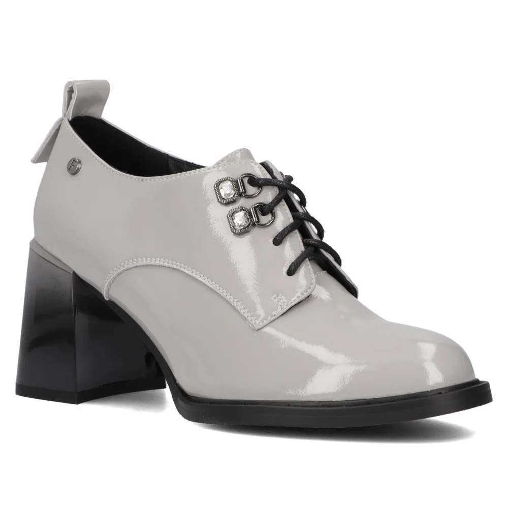 Leather shoes Filippo DP6315/24 GR grey