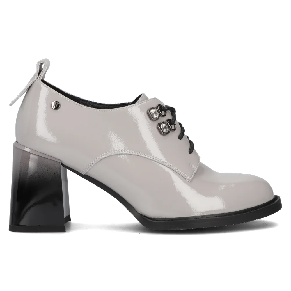 Leather shoes Filippo DP6315/24 GR grey