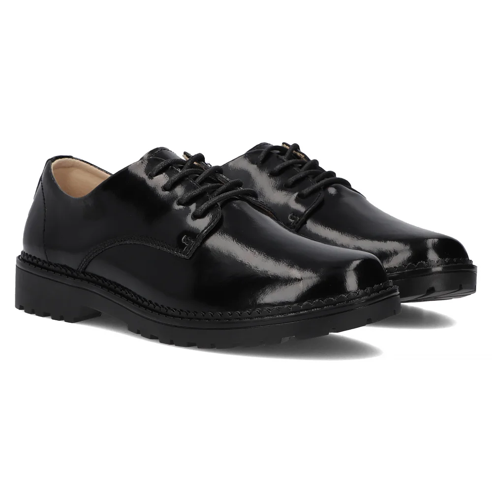 Leather shoes Filippo DP6431/24 BK black