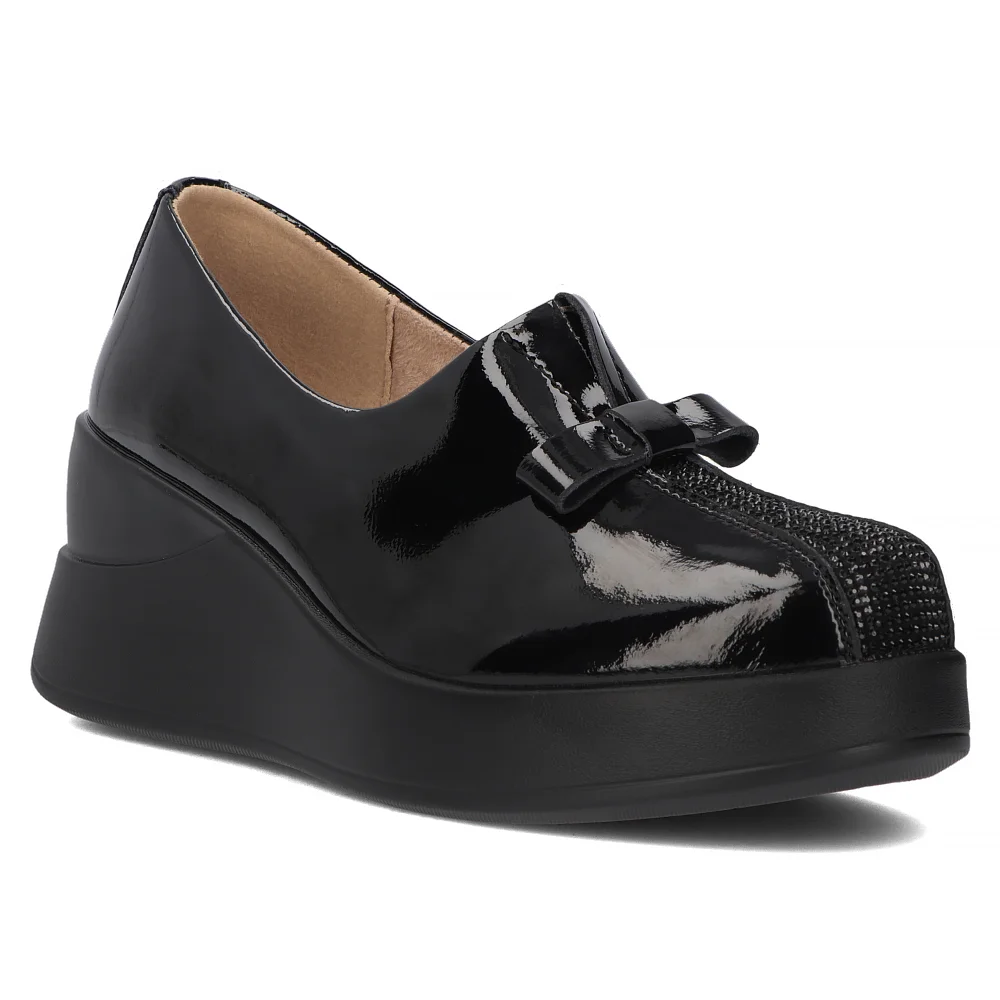 Leather shoes Filippo DP6441/24 BK L  black