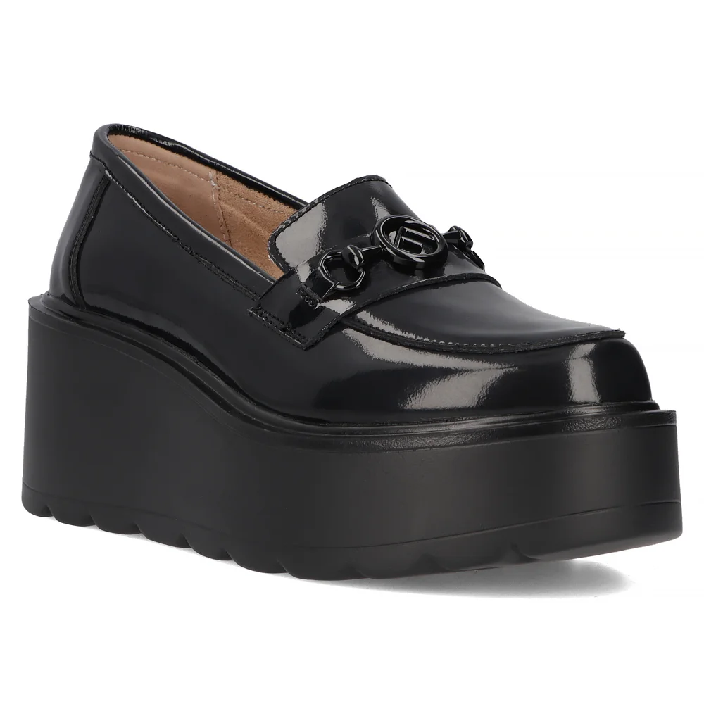 Leather shoes Filippo DP6451/24 BK L black